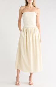rag & bone Claudia Strapless Ponte Dress