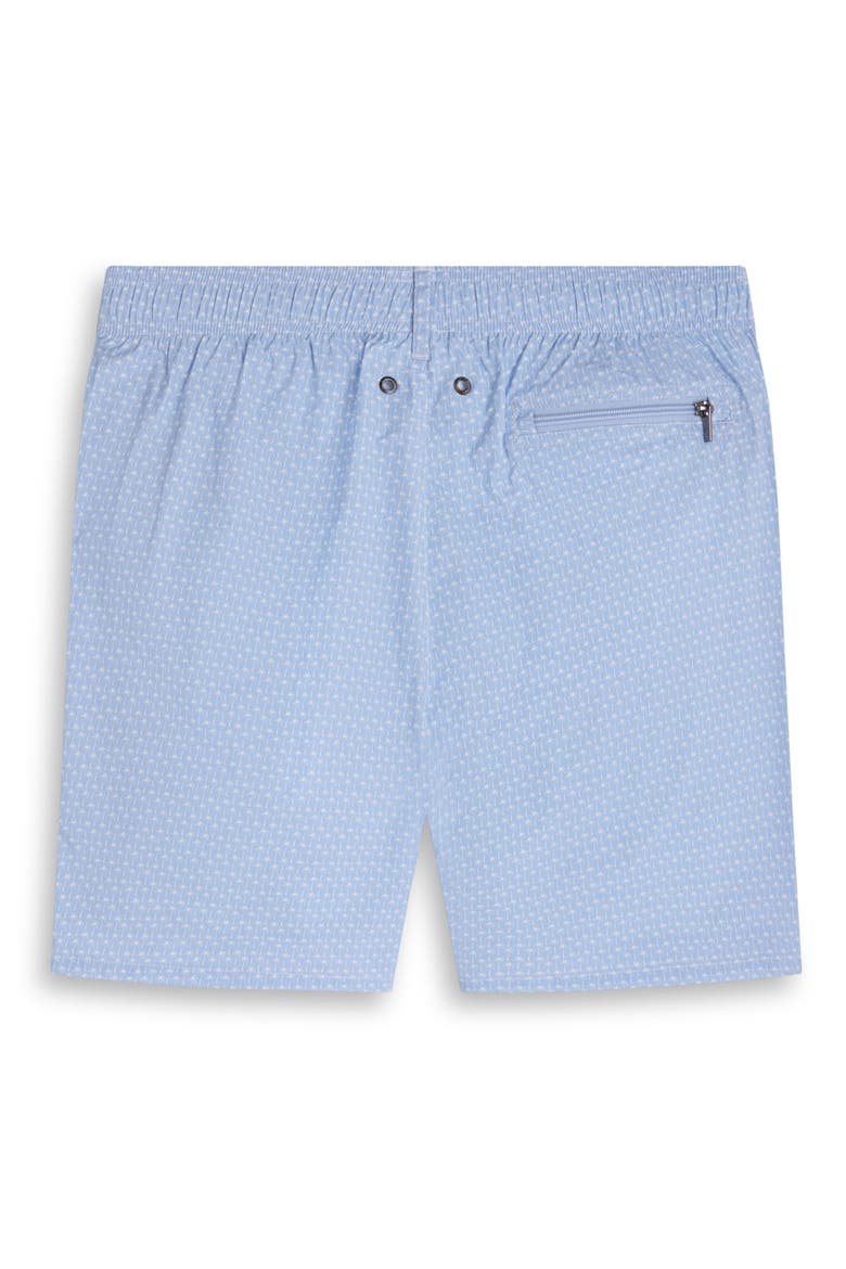 Kai Palm Print Swim Trunks, Alternate, color, VISTA BLUE