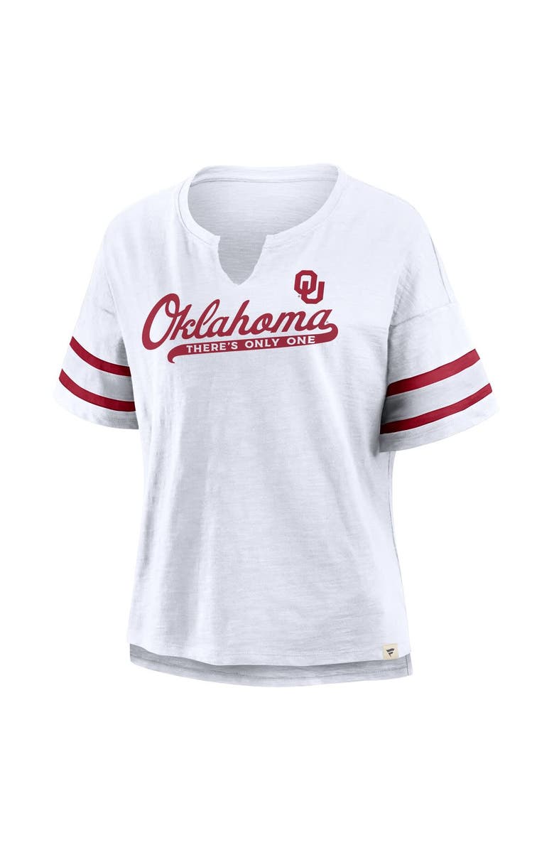 FANATICS Women's Fanatics White Oklahoma Sooners Hometown Premium Script T-Shirt, Alternate, color, White