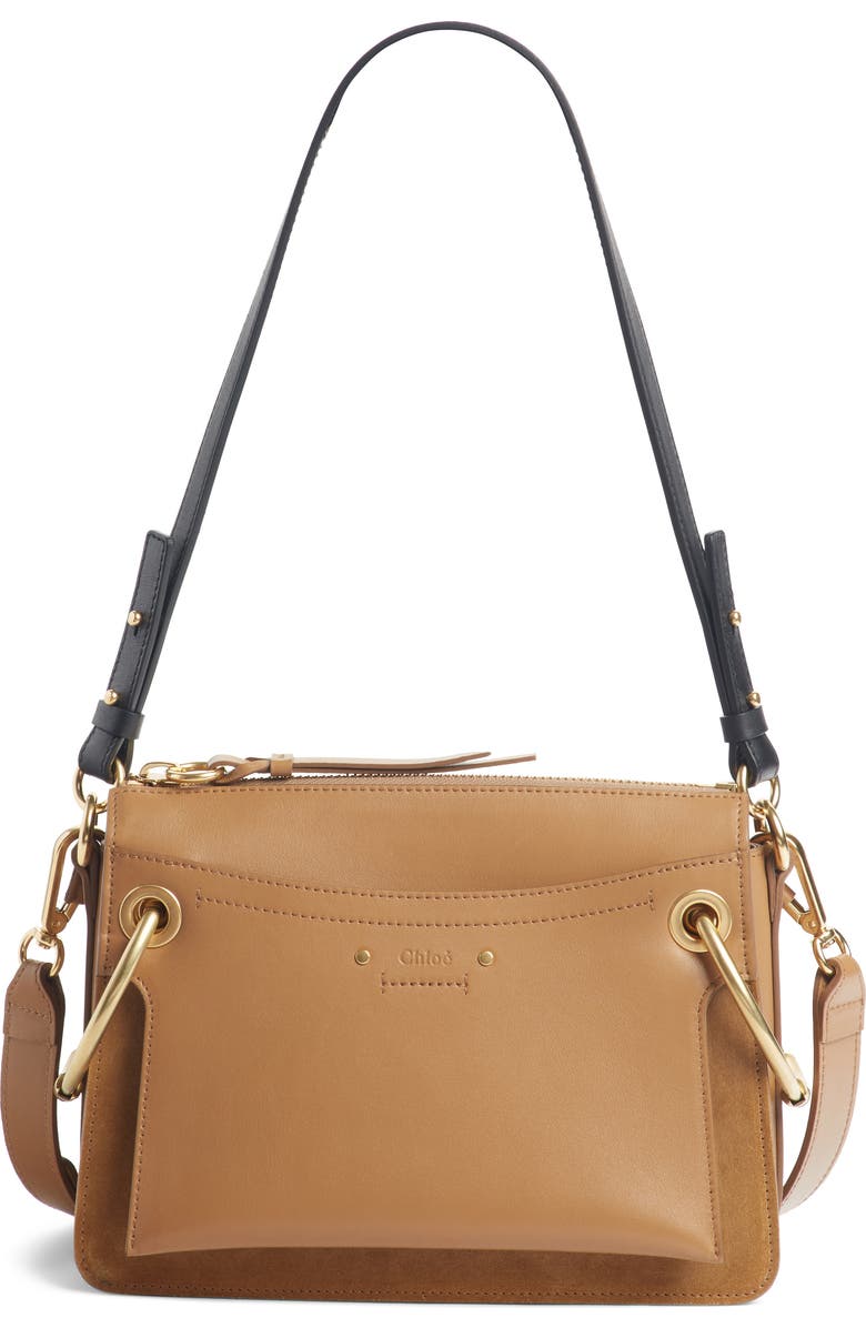Chloé Small Roy Leather Shoulder Bag, Main, color,