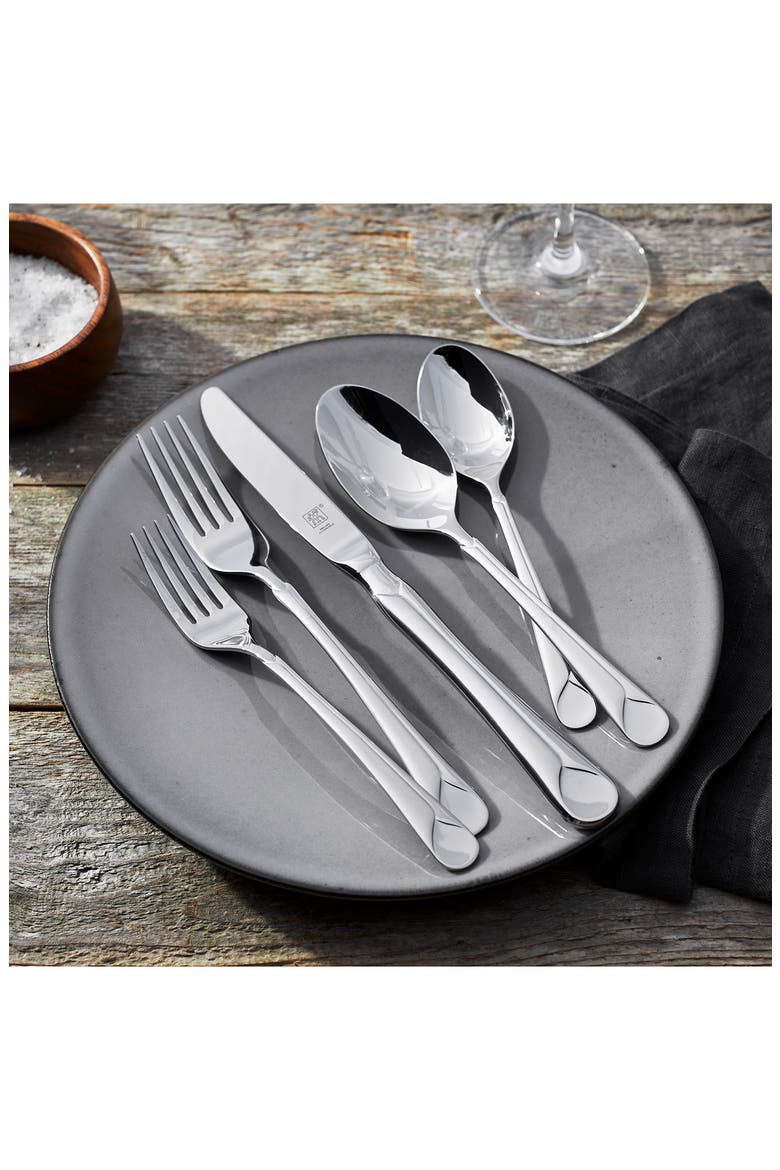 Provence 20-Piece Flatware Set, Alternate, color, SILVER