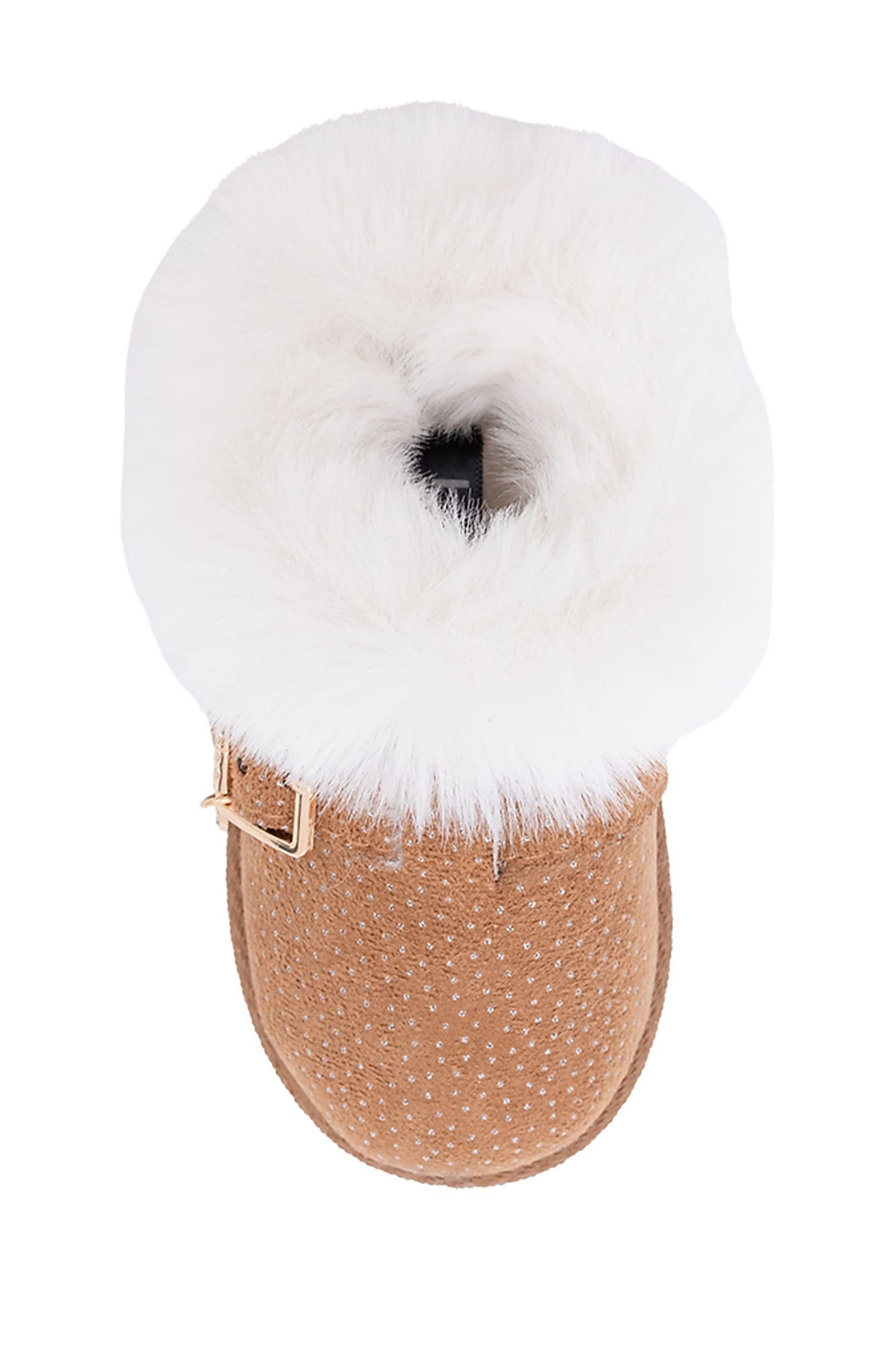bebe Kids' Faux Shearling Lined Slipper, Alternate, color, 