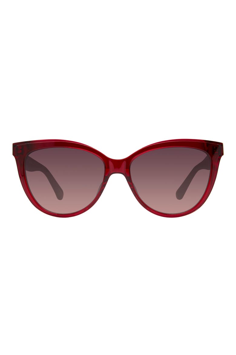 56mm daesha cat eye sunglasses, Main, color, 0C9A-3X