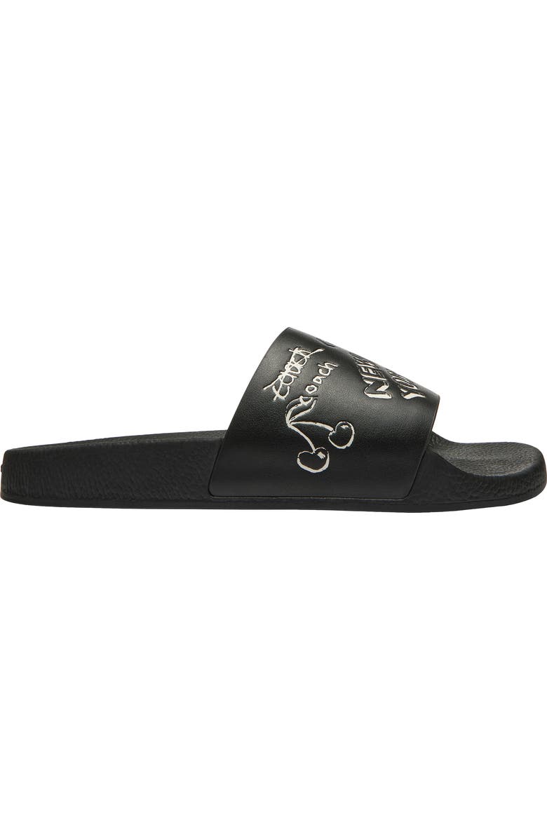 COACH Sketch Print Slide Sandal, Alternate, color,