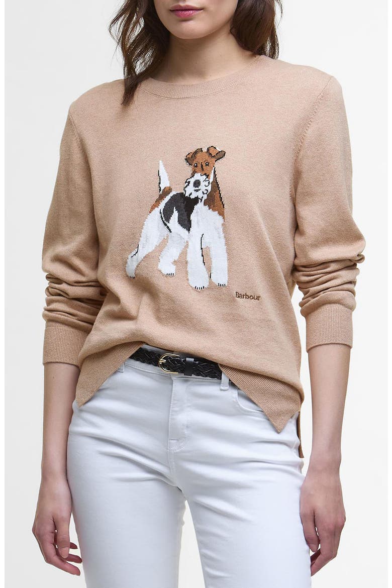 Fareham Knitted Sweater, Main, color, PALE CAMEL