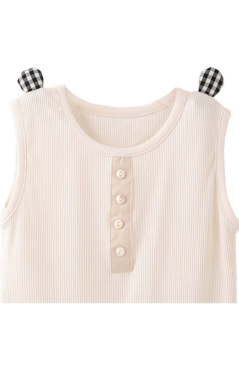 Banblu Top & Striped Pants Set, Alternate, color, Ivory