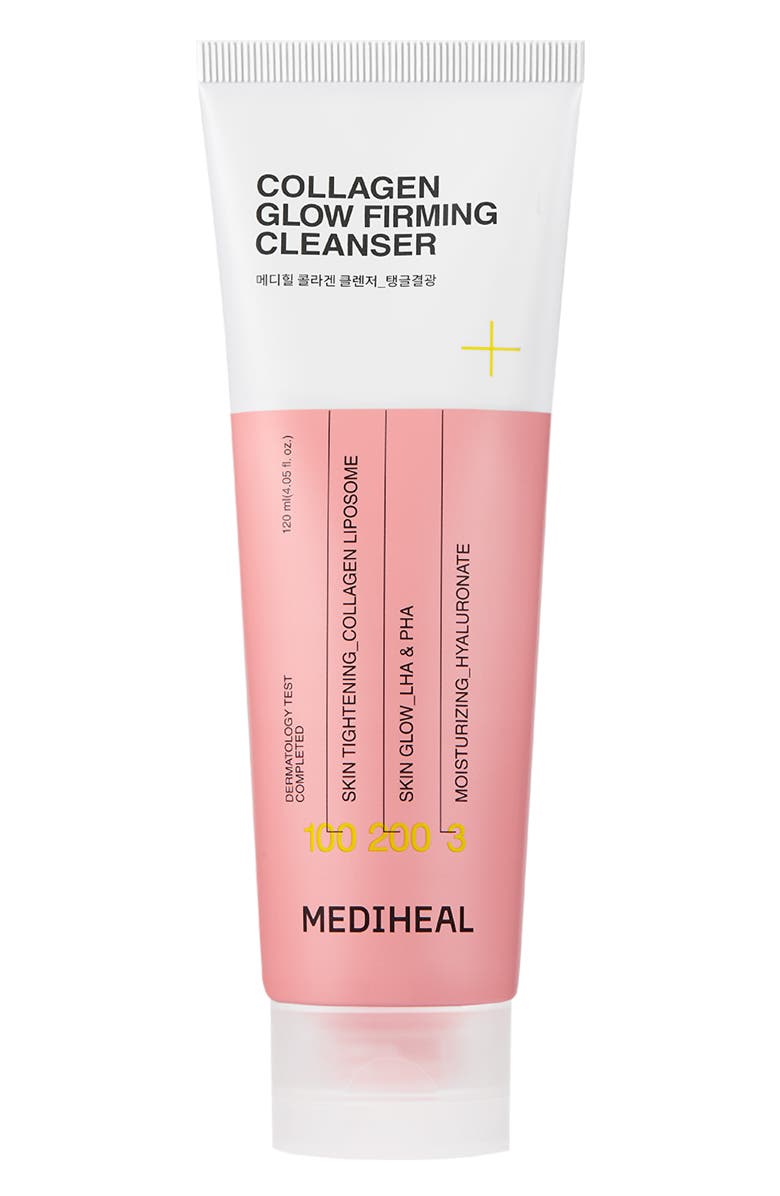 MEDIHEAL Collagen Glow Firming Cleanser, Main, color, Pink