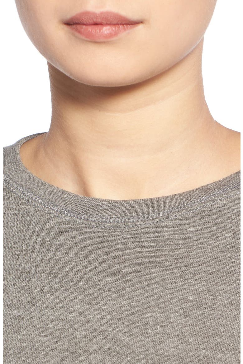 'Good Mood' Graphic Sweatshirt, Alternate, color, HEATHER GREY
