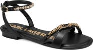 KARL LAGERFELD PARIS Christiano Ankle Strap Sandal