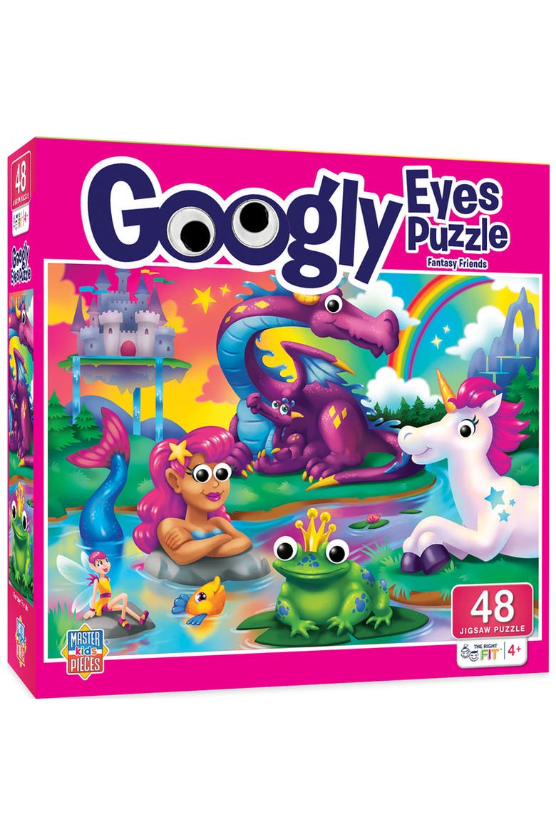 Googly Eyes Fantasy Friends 48pc Puzzle, Main, color, Multicolor
