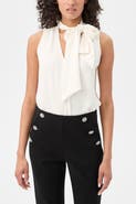 Trina Turk Alora 2 Sleeveless Tie Neck Top