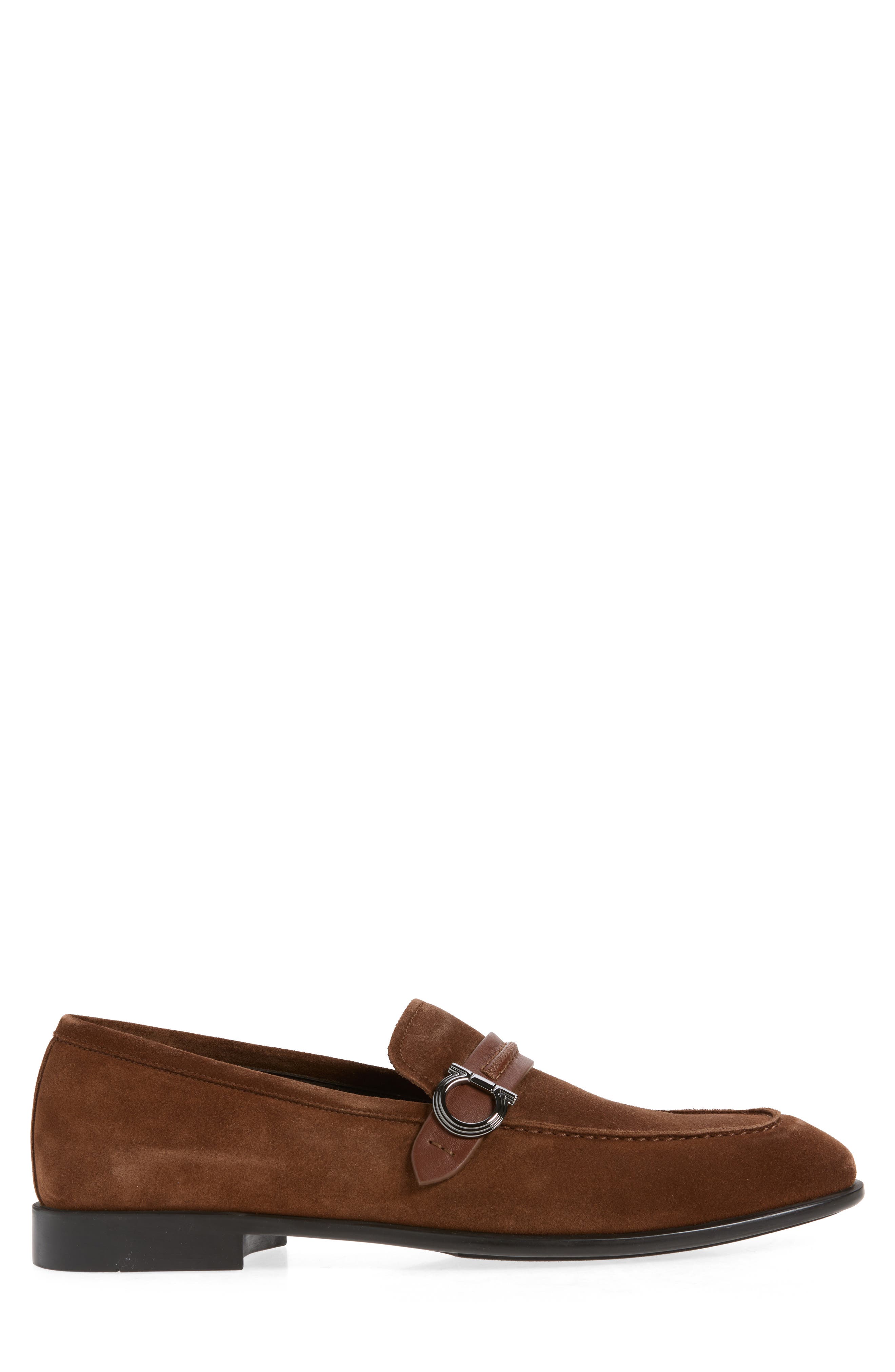 FERRAGAMO Terence Apron Toe Loafer, Alternate, color, Naturale