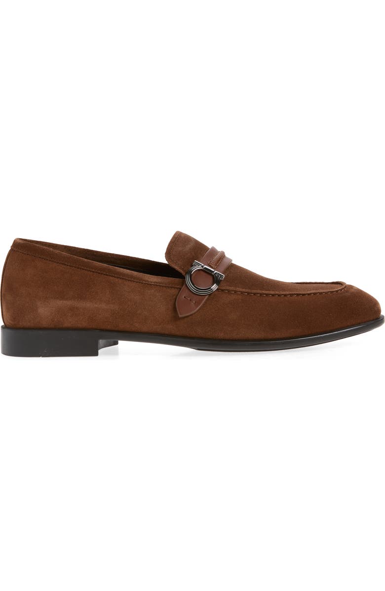 FERRAGAMO Terence Apron Toe Loafer, Alternate, color, Naturale