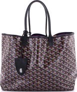 Pre-Owned Goyard Saint Louis Tote Claire Voie Coated Canvas PM