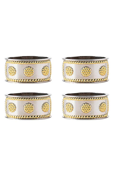 Berry & Thread Set of 4 Napkin Rings