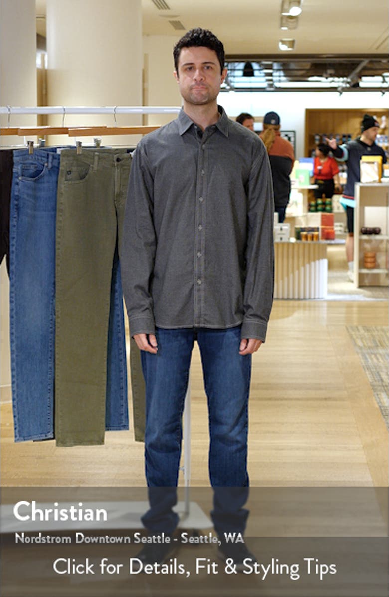 Cana Trim Fit Cotton Button-Up Shirt, sales video thumbnail