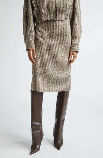 A.L.C. Cara Houndstooth Pencil Skirt