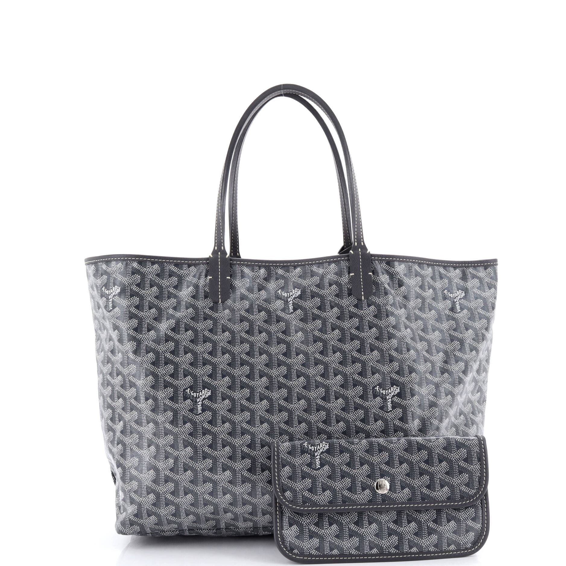 Pre-Owned Goyard Saint Louis Tote Coated Canvas PM, Alternate, color, 