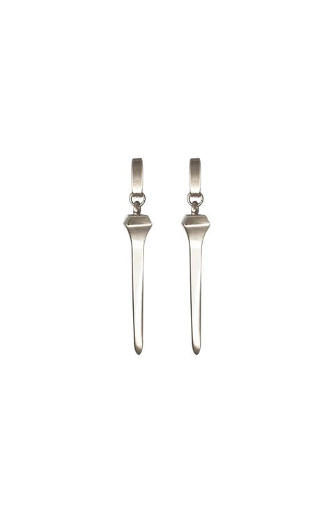 Diamond Nail Earrings
