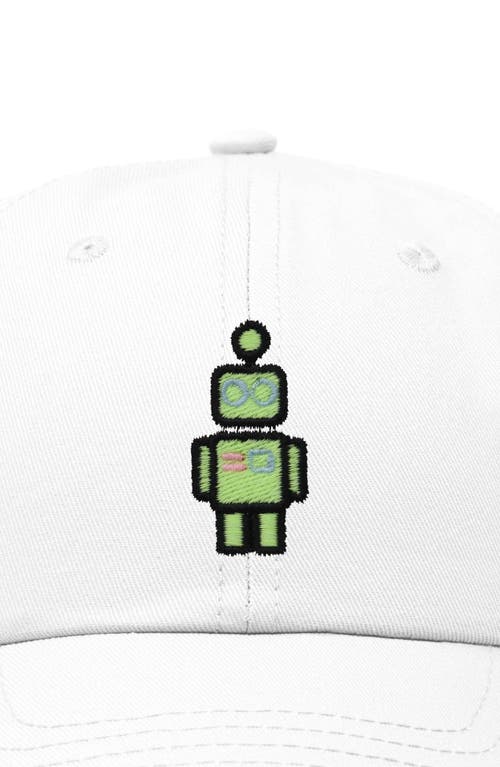 Dalix Robot Hat In White