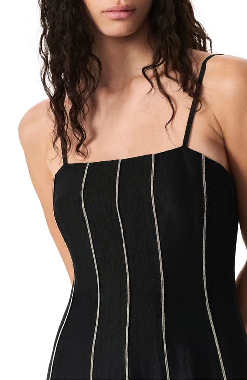 Rag & Bone Kennedy Embellished Sleeveless Maxi Dress In Black