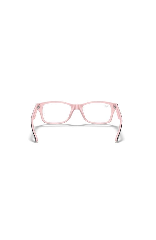 Ray Ban Ray-ban 48mm Square Optical Glasses In Brown