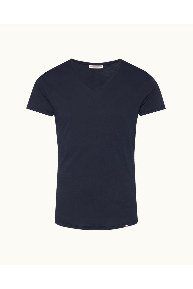 Ob V Tailored Fit V-neck T-Shirt, Alternate, color, NAVY