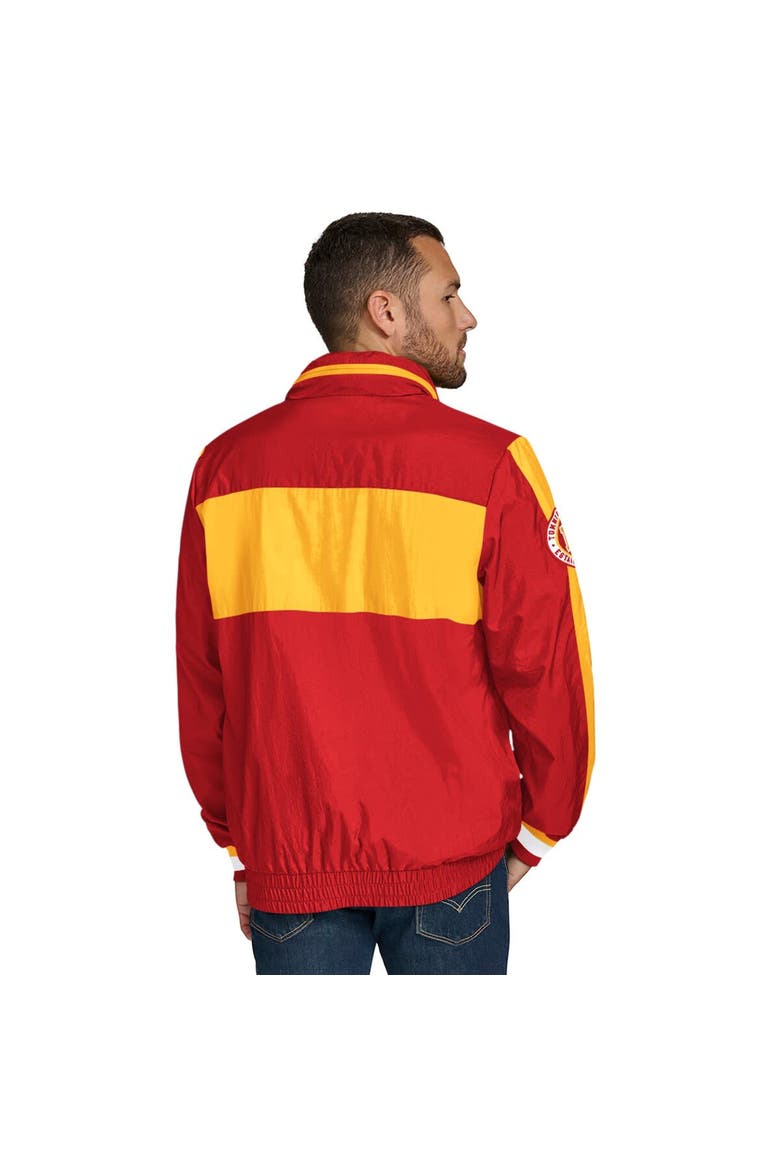 Men's Tommy Hilfiger Red Kansas City Chiefs Gael Lightweight Half-Zip Hoodie Jacket, Alternate, color, Red