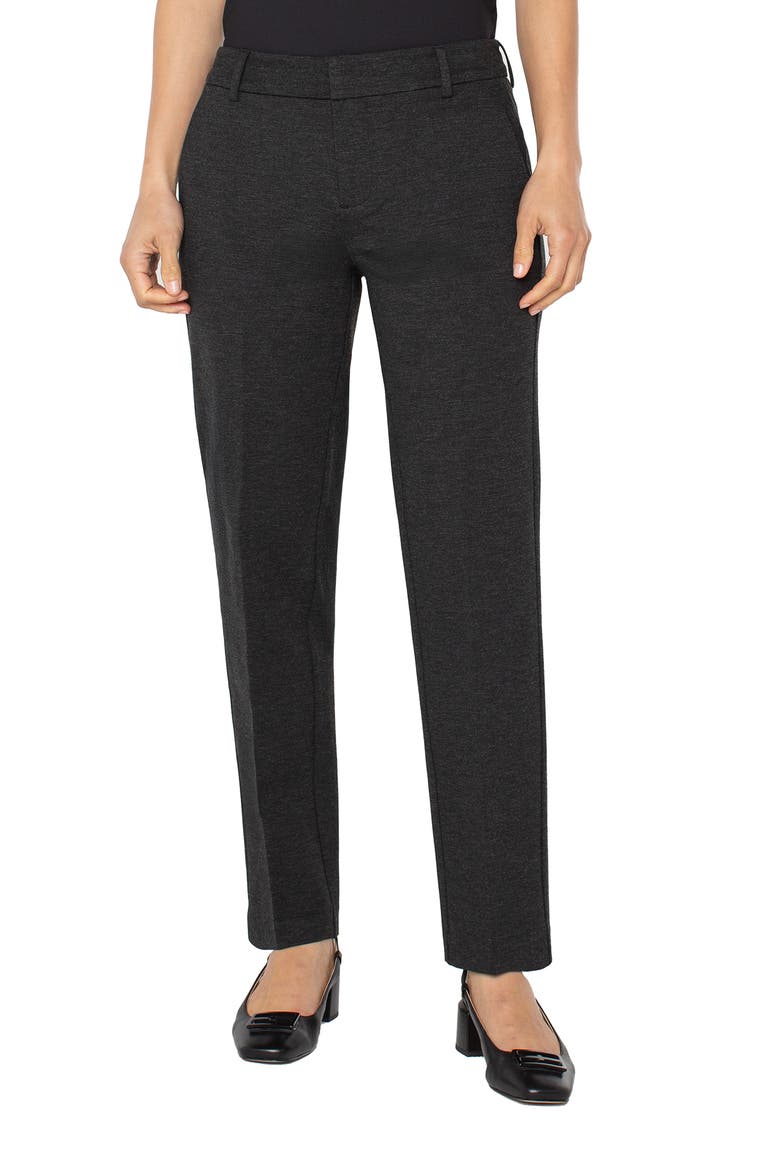 Kelsey Knit Trousers, Main, color, HEATHERED CHARCOAL