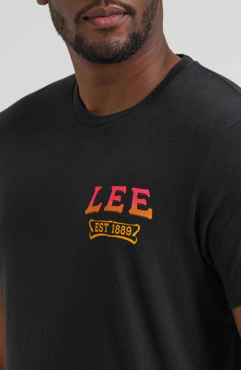 Lee Logo Graphic T-Shirt, Alternate, color, Jet Black