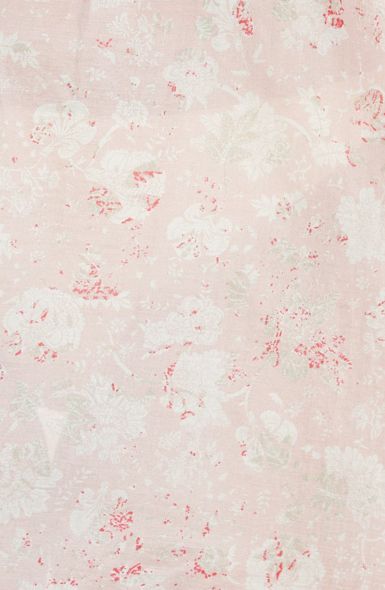 Papinelle Louis Lace Trim Cotton & Silk Chemise, Alternate, color,