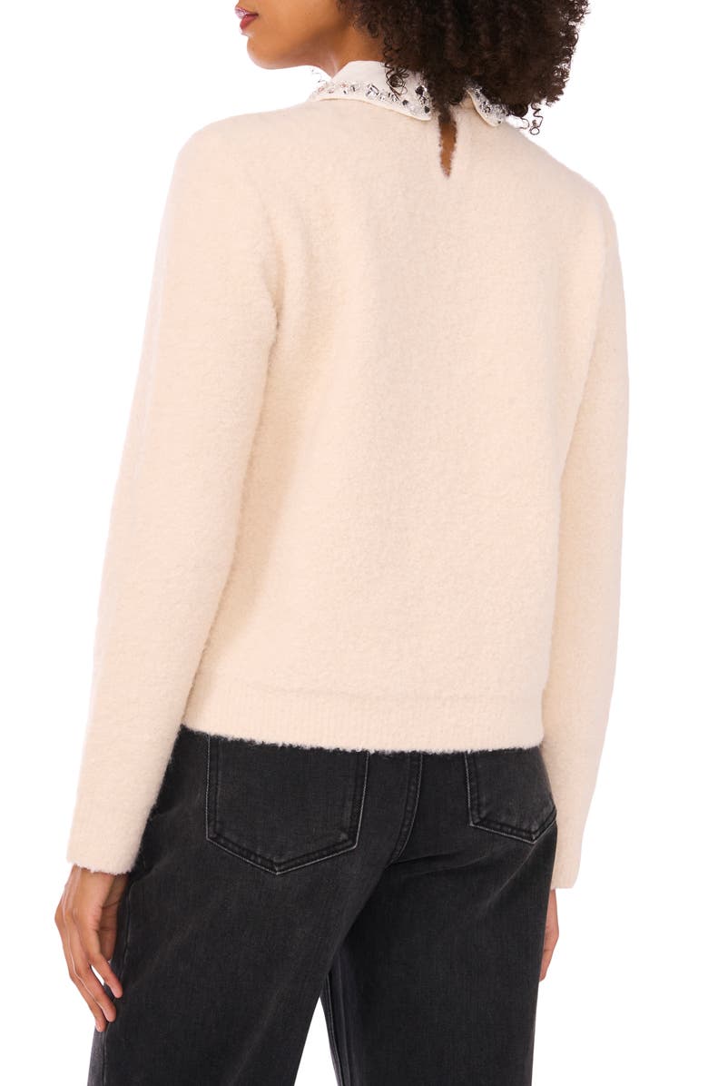 1.STATE Crystal Embellished Collar Sweater, Alternate, color, Ivory Crumb