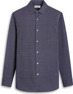 Bugatchi James OoohCotton® Diamond Check Button-Up Shirt