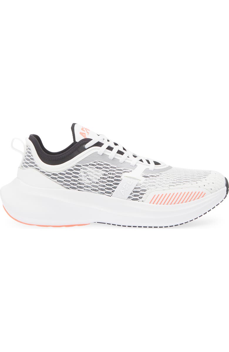 APL Euphoria Running Shoe, Alternate, color, White / Black / Laser Red