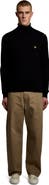 Lyle & Scott Cotton Merino Turtleneck Sweater