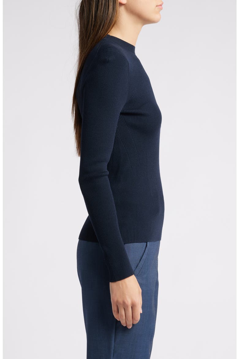 Feskiera Rib Mock Neck Sweater (Women) | Nordstrom