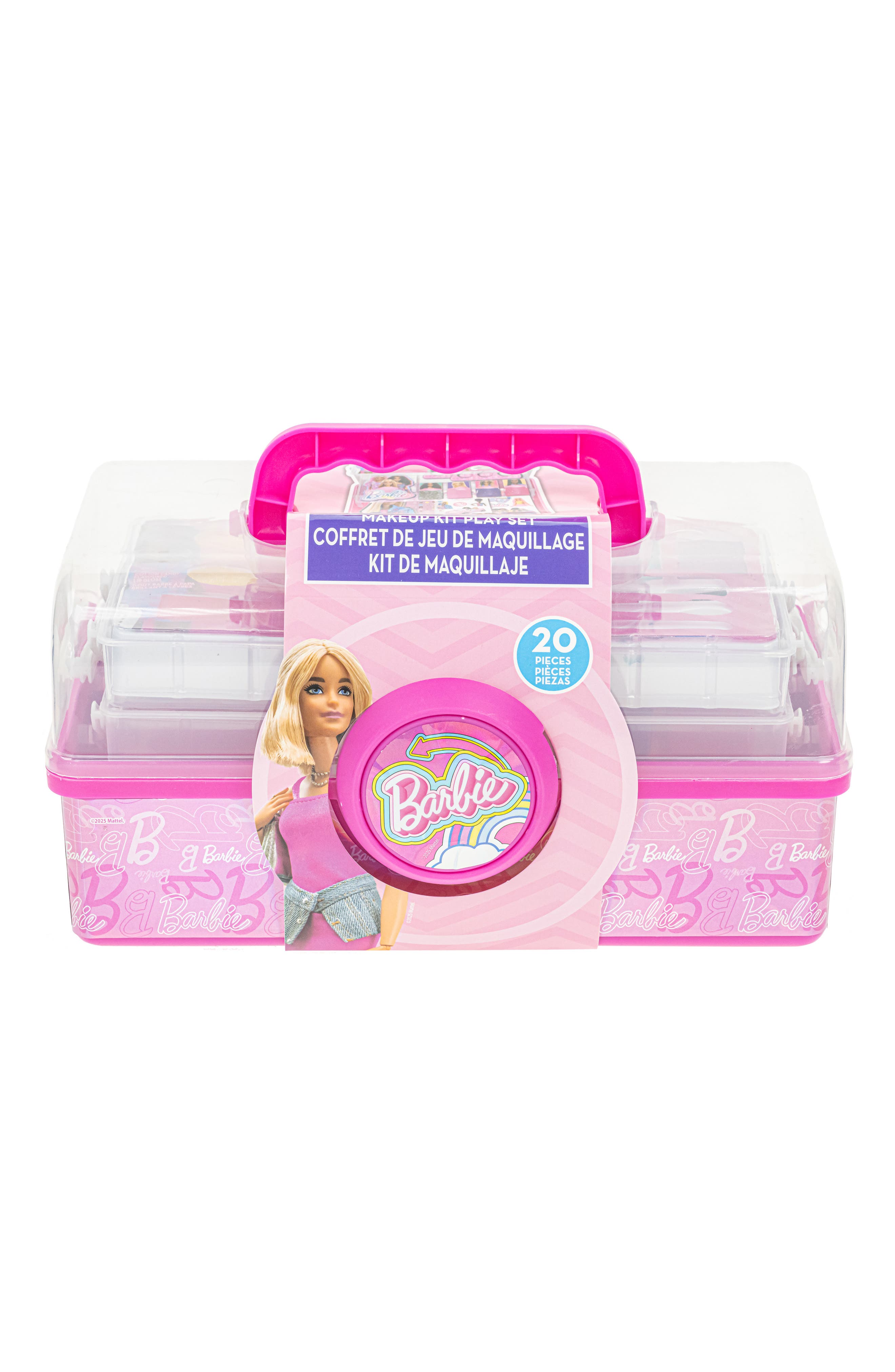 TOWNLEYGIRL Mattel Barbie® On-the-Go 20-Piece Assorted Cosmetic Kit