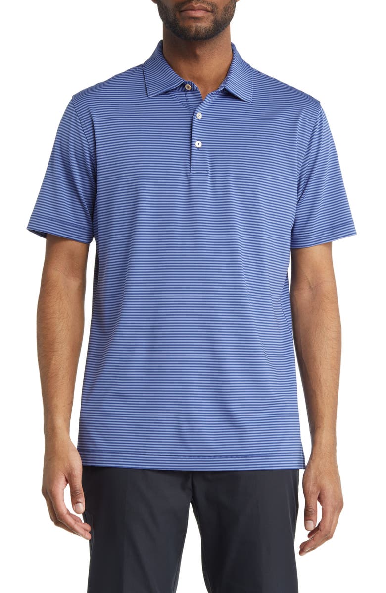 Peter Millar Hales Stripe Performance Polo, Main, color, 
