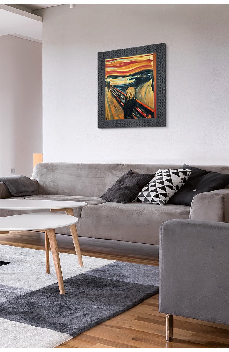 OVERSTOCK ART The Scream - Framed Oil Reproduction of an Original Painting by Edvard Munch, Main, color, 