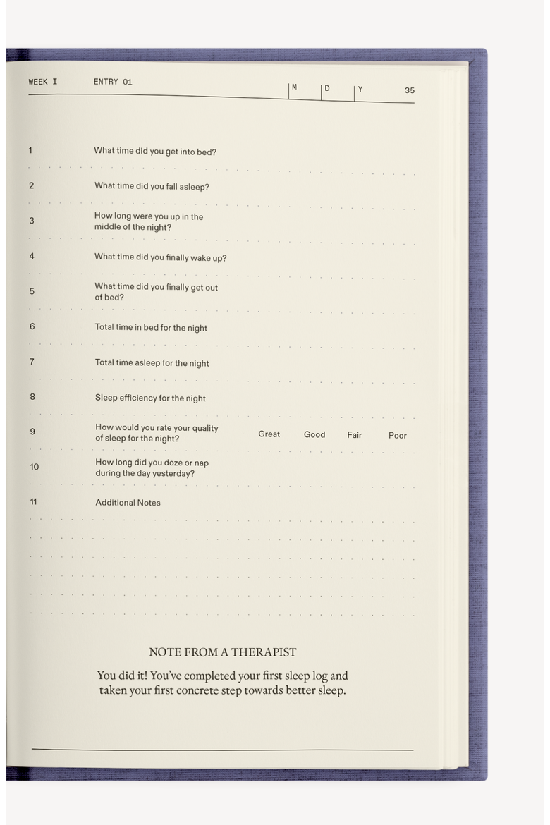 The Anti-Insomnia Notebook, Alternate, color, Purple