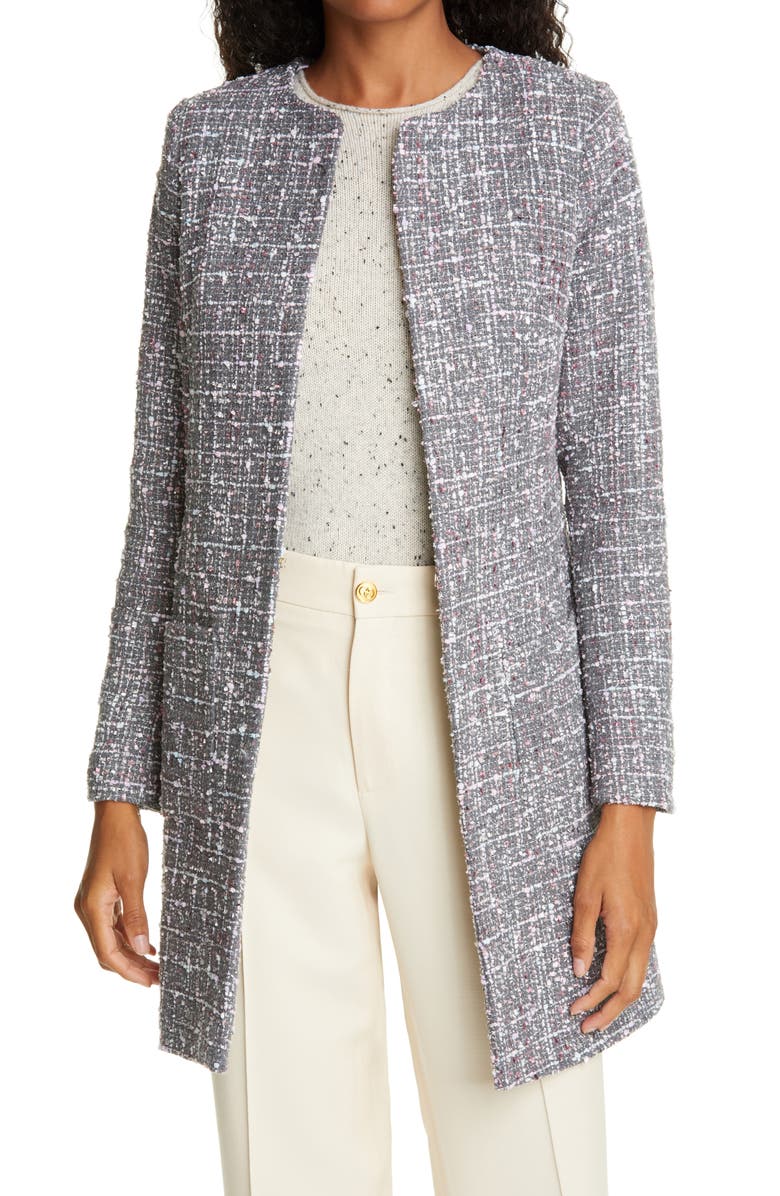 Helene Berman Tweed Topper, Main, color,