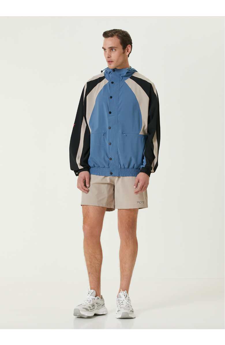 PCFG Free Heaven Panelled Active Men Jacket, Alternate, color, Blue