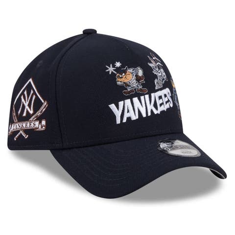 Youth New Era Navy New York Yankees Looney Tunes A-Frame 9FORTY Adjustable Hat