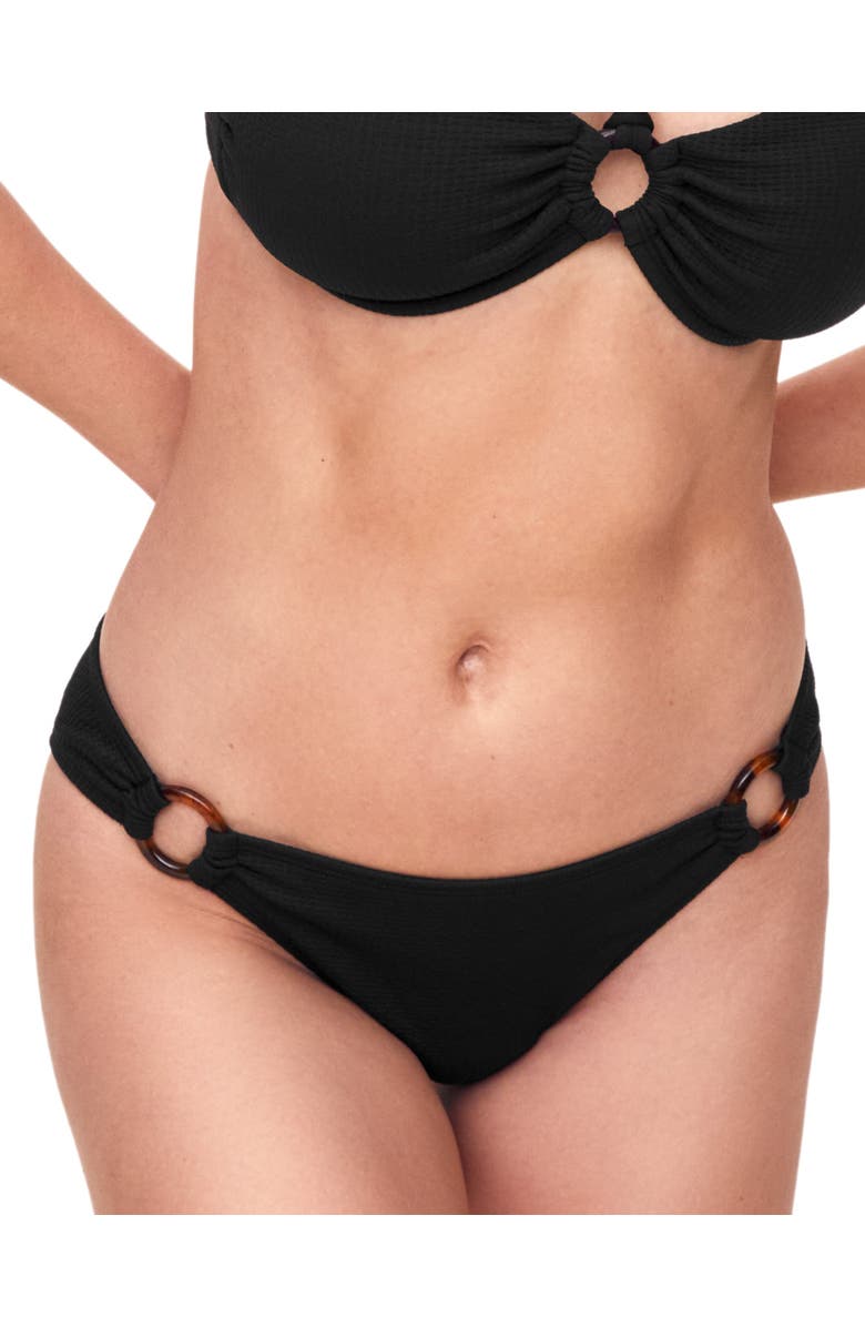 Adore Me Sydney Swimwear Bikini Bottom, Main, color, Black