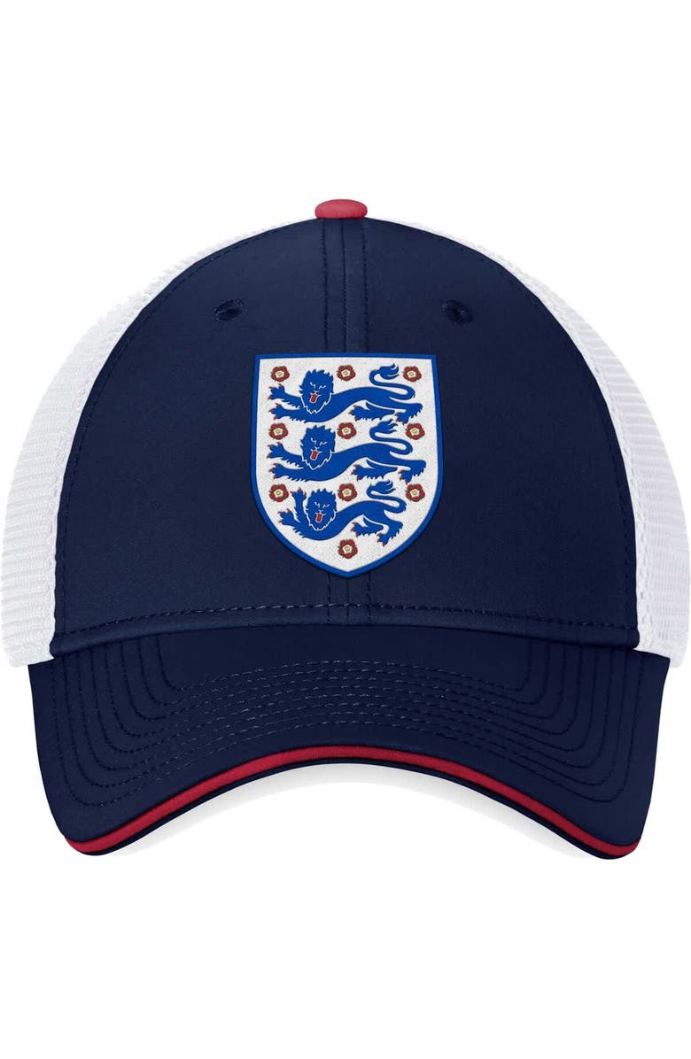 FANATICS Men's Fanatics Navy/White England National Team Trucker Snapback Hat, Alternate, color, Navy
