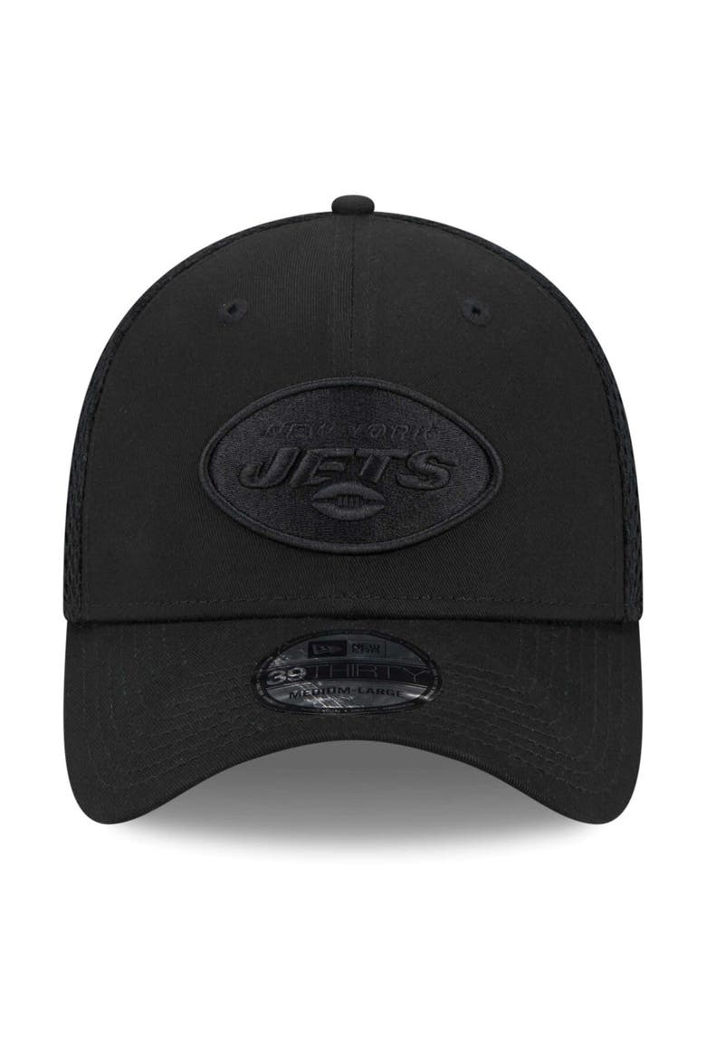 Men's New Era Black  New York Jets  Main Neo 39THIRTY Flex Hat, Alternate, color, Black