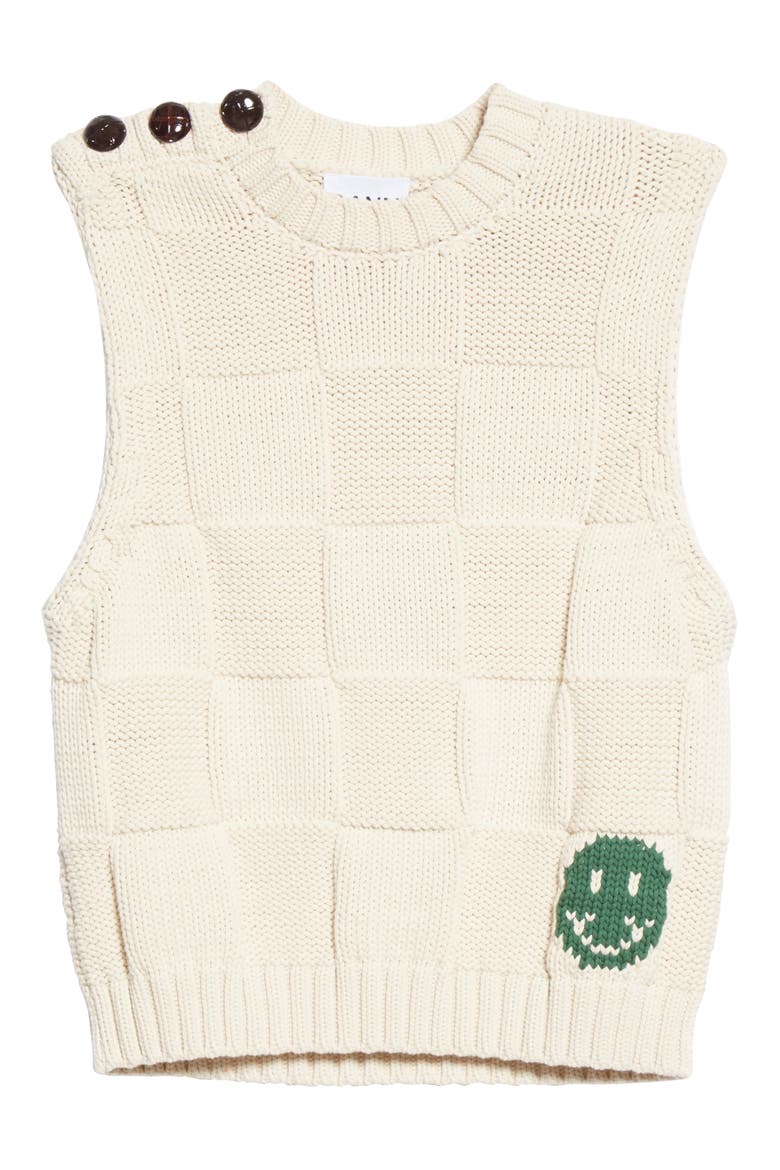 Intarsia Sweater Vest, Alternate, color, BRAZILIAN SAND