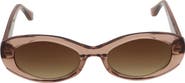 Oscar de la Renta 52mm Gradient Oval Sunglasses