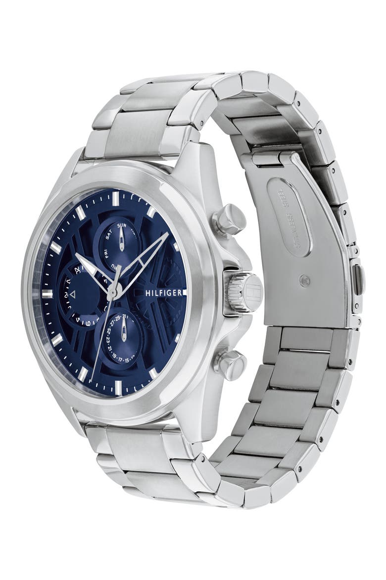 Jax Bracelet Watch, 48mm, Alternate, color, BLUE