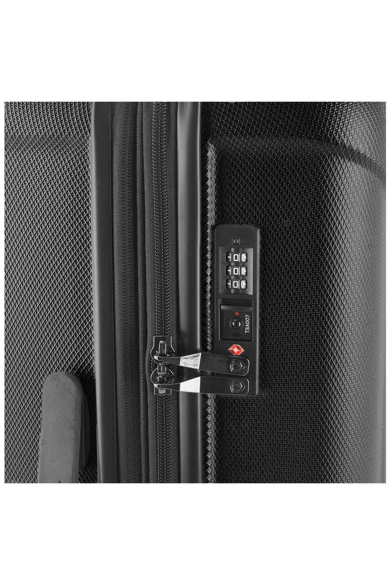 Maxson 26" Durable Hardshell Suitcase, Alternate, color, BLACK